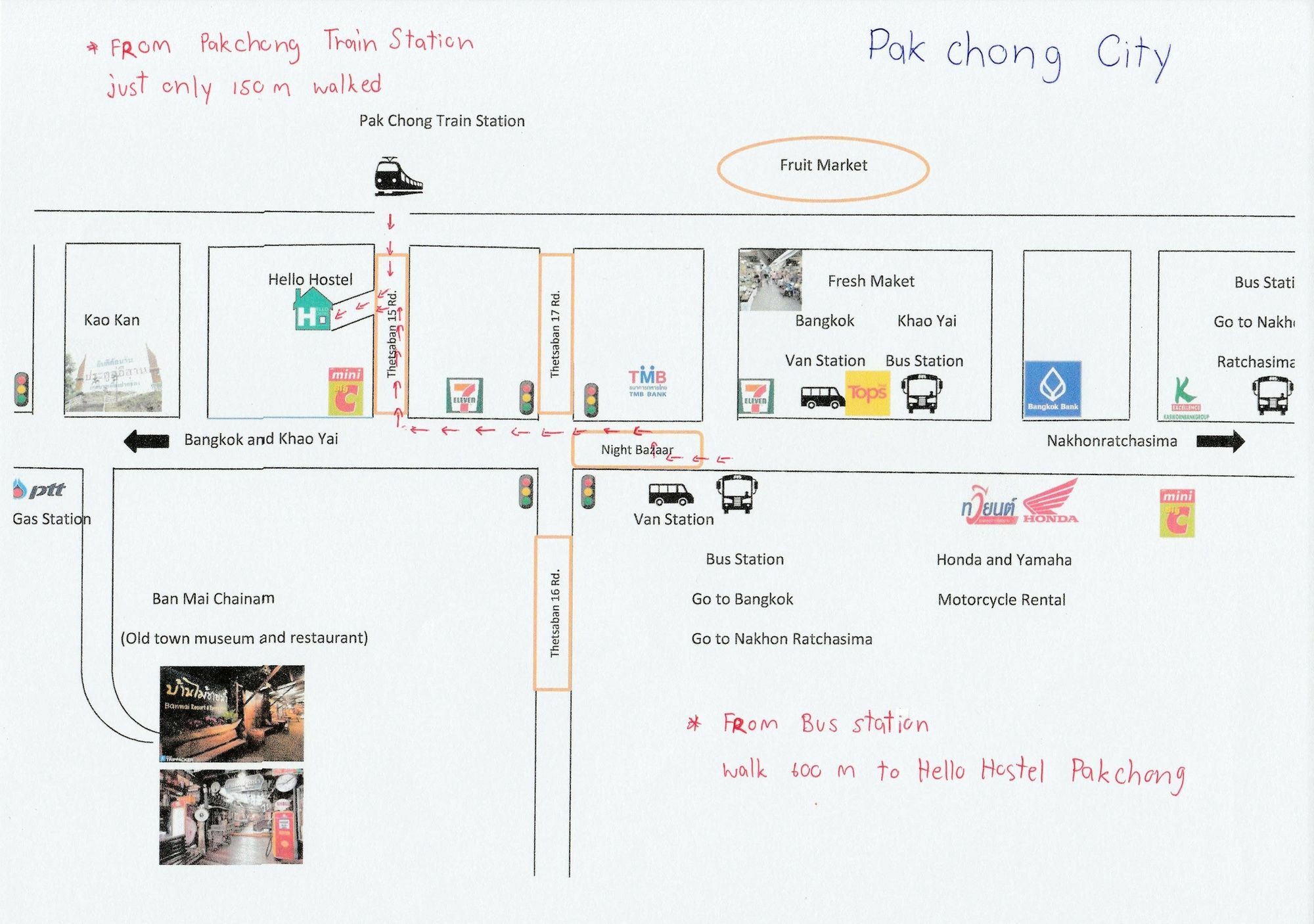 Hello Hostel Pak Chong المظهر الخارجي الصورة